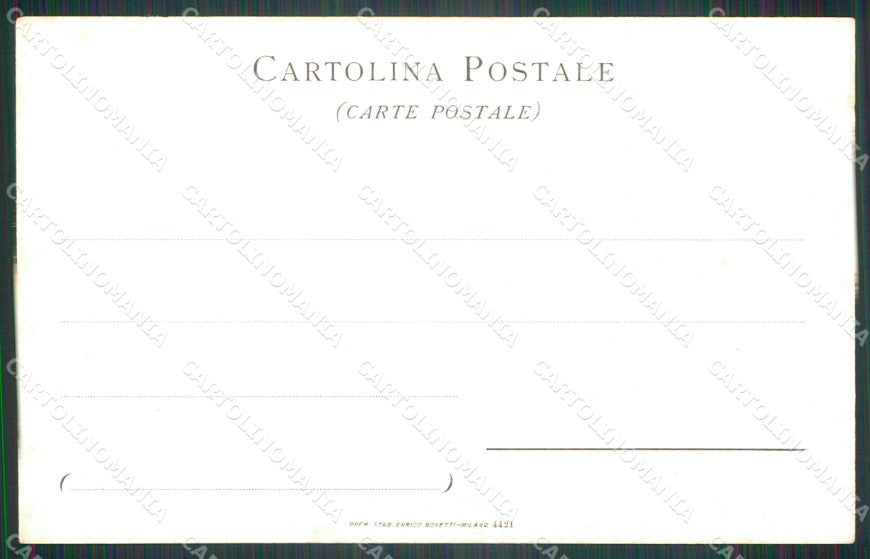 Militari Reggimentali 77º Reggimento Fanteria Corpo Musicale cartolina XF5437 – retro