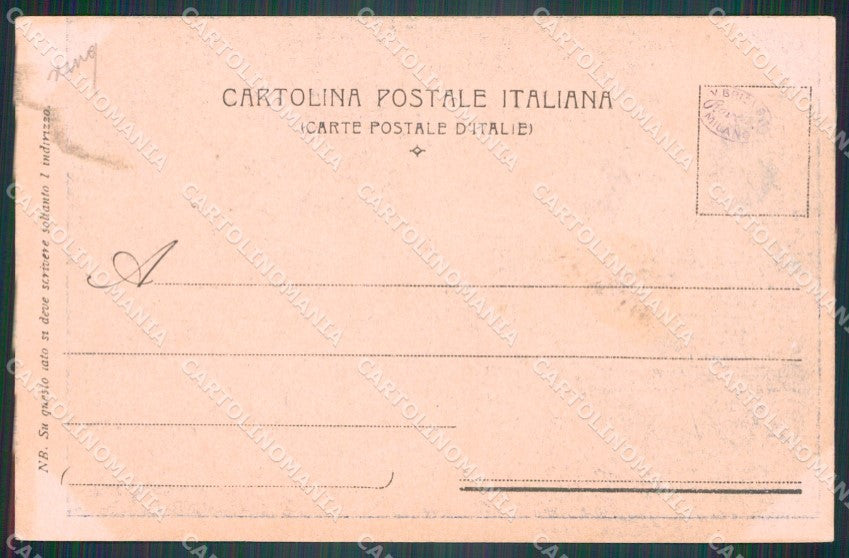 Militari Reggimentali 78º Reggimento Fanteria Como 1902 cartolina XF5455 – retro