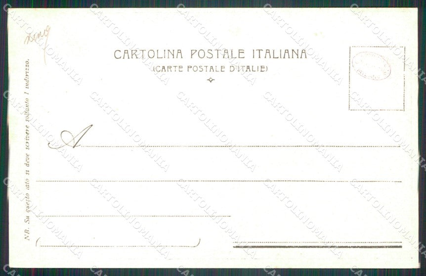 Militari Reggimentali 78º Reggimento Fanteria Como 1902 cartolina XF5456 – retro