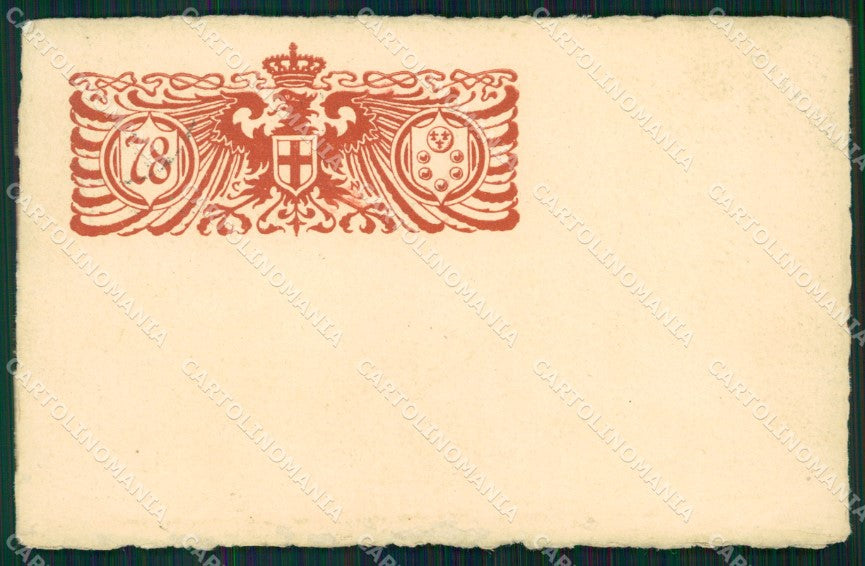 Militari Reggimentali 78º Reggimento Fanteria cartolina XF5462 – fronte