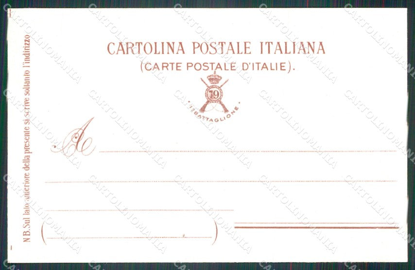 Militari Reggimentali 79º Reggimento Fanteria Brigata Roma cartolina XF5500 – retro