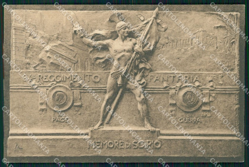 Militari Reggimentali 84º Reggimento Fanteria cartolina XF5562 – fronte