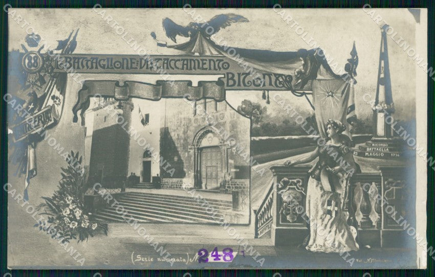 Militari 88º Reggimento Fanteria Caserma Bitonto serie 248 Foto cartolina XF5618 – fronte