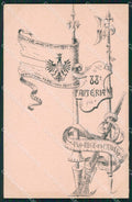 Militari Reggimentali 88º Reggimento Fanteria cartolina XF5631 – fronte