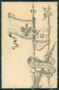 Militari Reggimentali 88º Reggimento Fanteria PIEGATA cartolina XF5634 – fronte