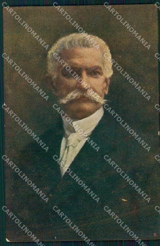 Politica Sydney Sonnino Ministro Esteri cartolina XF6249 – fronte