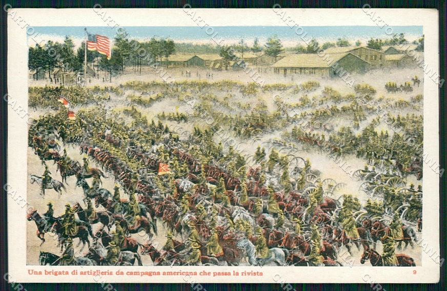 WW1 WWI America Propaganda Soldier cartolina XF6255 – fronte