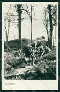 WW2 WWII Militari Fanteria Foto cartolina XF6263 – fronte