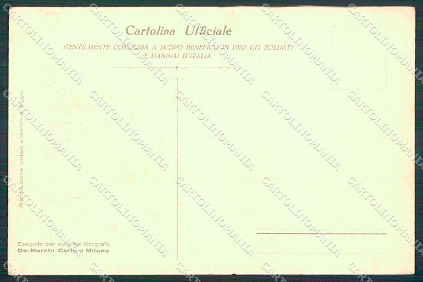 WW1 WWI Militari Propaganda Aviazione Savoia Reali cartolina XF6295 – retro