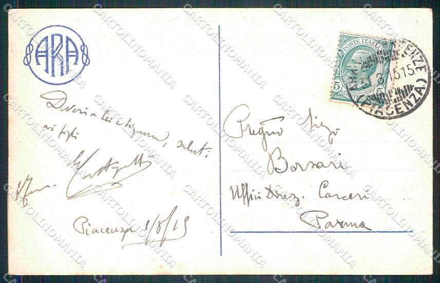 Militari Artiglieria Aviazione Reggimento d'Assedio cartolina XF6297 – retro