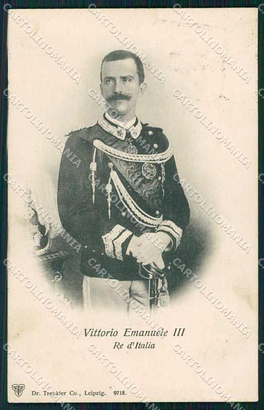 Reali Royalty Savoia Vittorio Emanuele III cartolina XF6332 – fronte