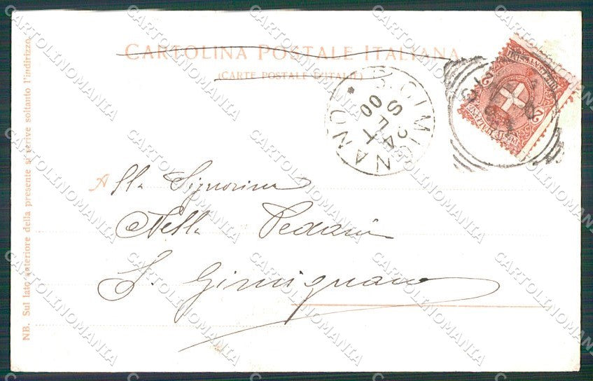 Reali Royalty Savoia Vittorio Emanuele III cartolina XF6332 – retro