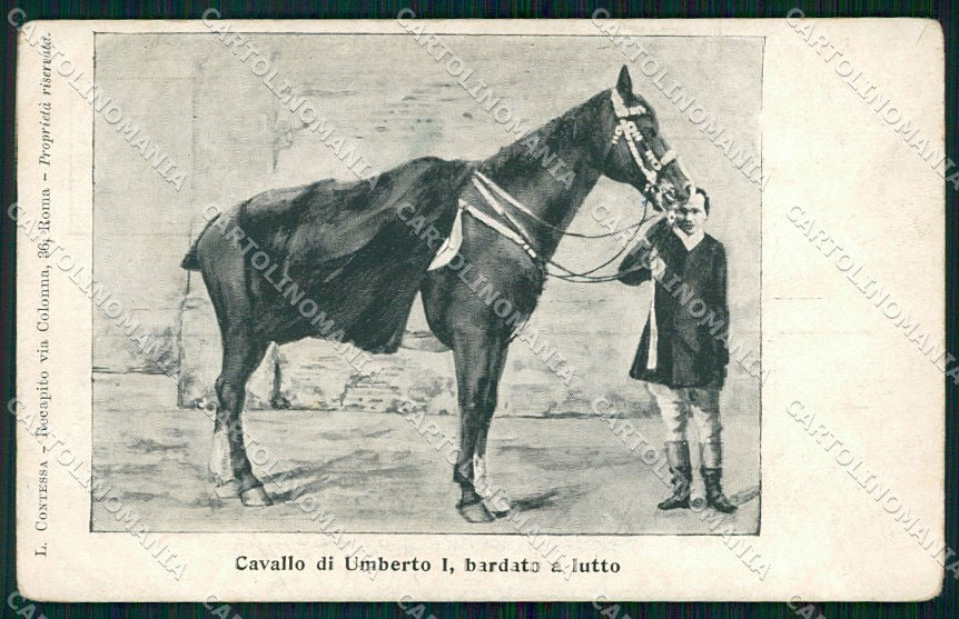 Reali Royalty Savoia Umberto I cartolina XF6355 – fronte