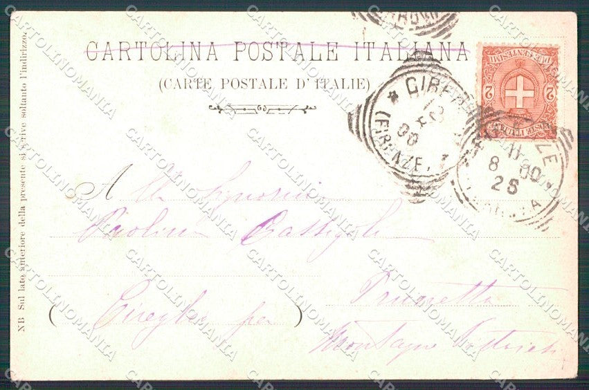 Reali Royalty Savoia Umberto I cartolina XF6361 – retro