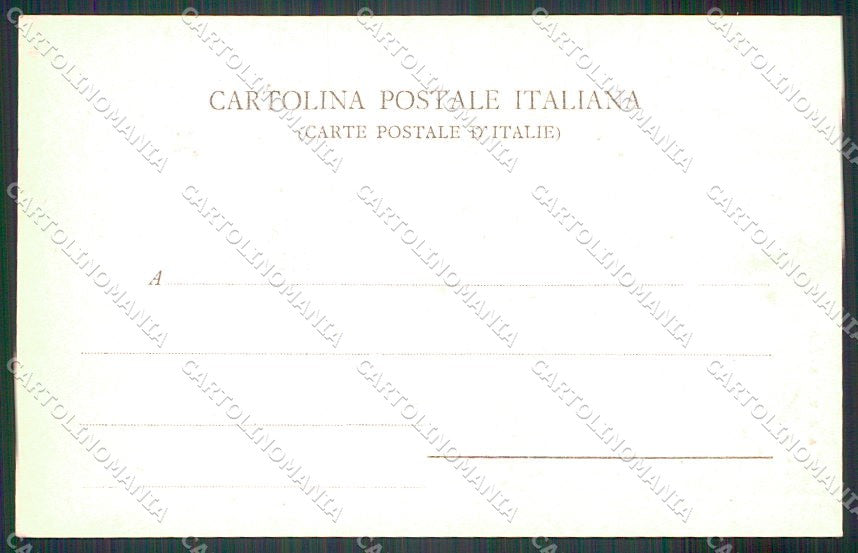 Reali Royalty Savoia Umberto I cartolina XF6370 – retro