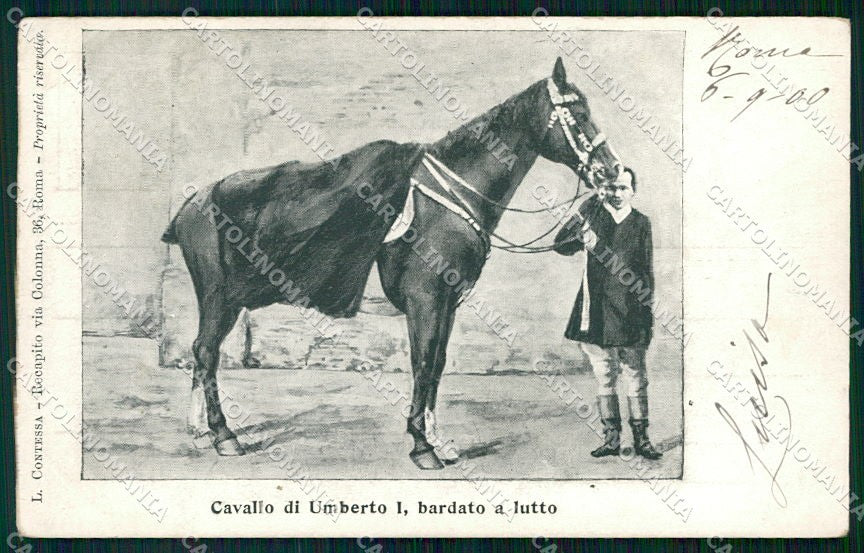 Reali Royalty Savoia Umberto I cartolina XF6383 – fronte