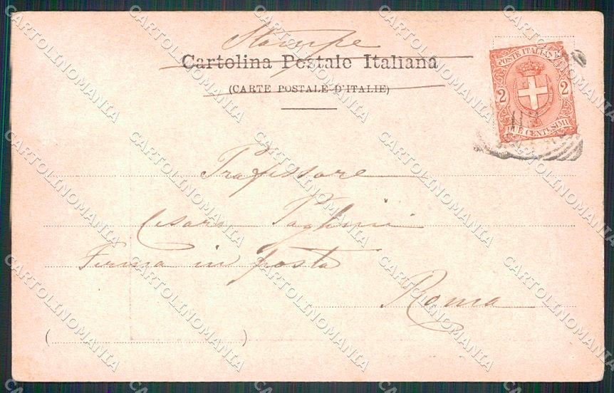 Reali Royalty Savoia Umberto I cartolina XF6383 – retro