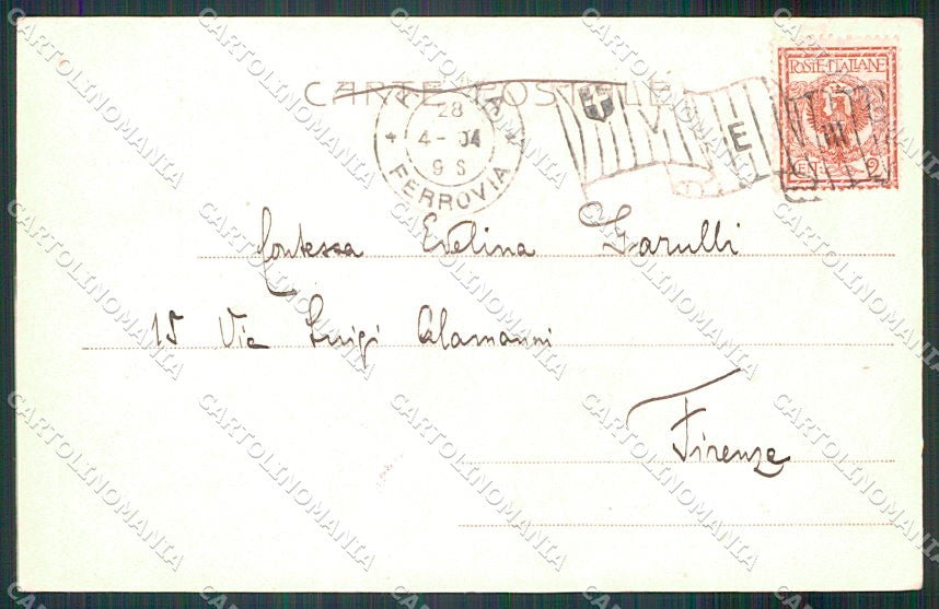 Reali Royalty Savoia Vittorio Emanuele III Loubet cartolina XF6408 – retro