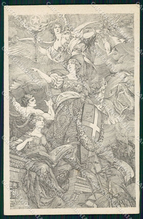 Reali Royalty Savoia Plebiscito Statuto Anichini cartolina XF6409 – fronte