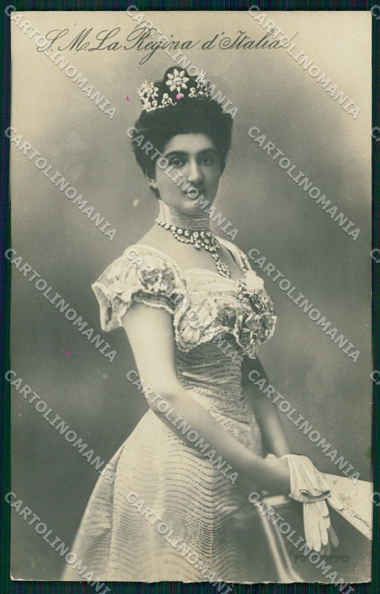 Reali Royalty Savoia Regina Elena Petrovic Montenegro Foto cartolina XF6411 – fronte