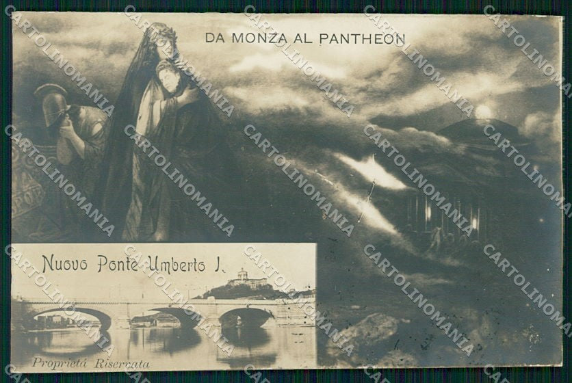 Reali Royalty Savoia Regina Margherita Umberto I Roma Foto cartolina XF6439 – fronte