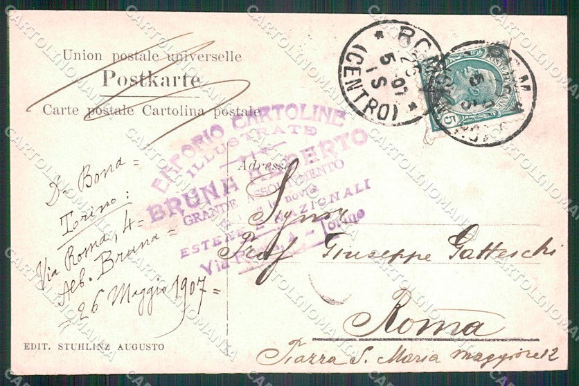 Reali Royalty Savoia Regina Margherita Umberto I Roma Foto cartolina XF6439 – retro