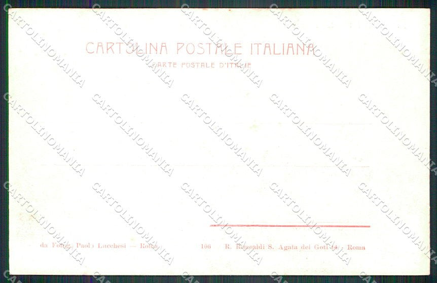 Reali Royalty Savoia Vittorio Emanuele III Roma cartolina XF6448 – retro