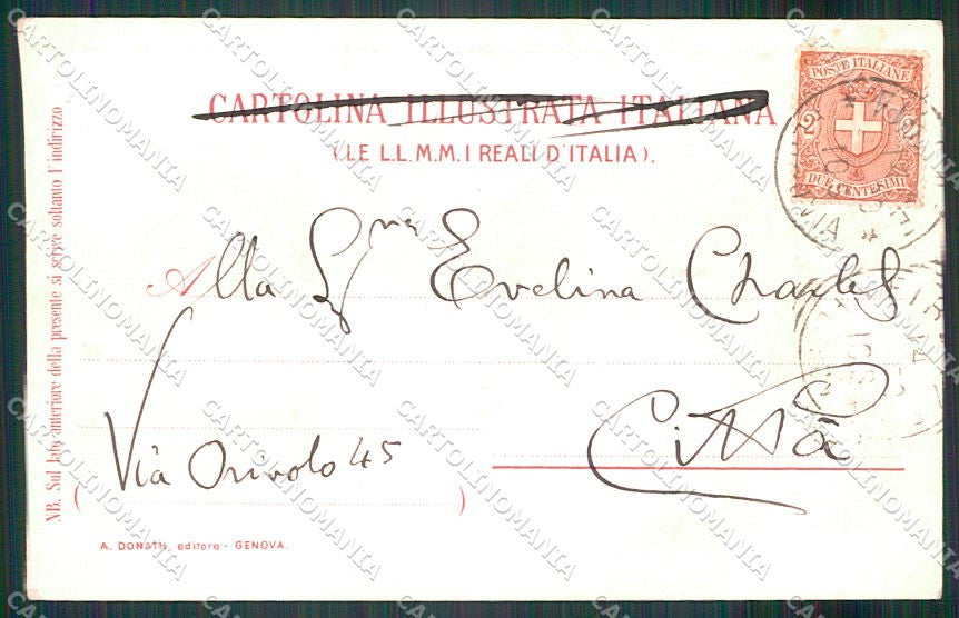 Reali Royalty Savoia Cavlli Caccia Cani cartolina XF6450 – retro