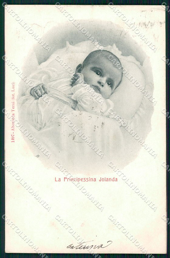 Reali Royalty Savoia Iolanda Alterocca 1497 cartolina XF6484 – fronte