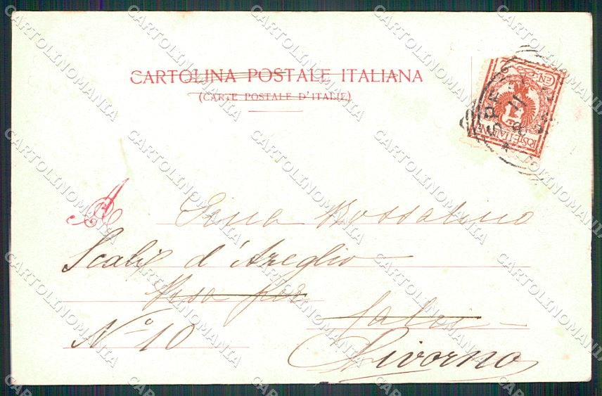 Militari Marina Militare La Spezia Torpediniere Siluro cartolina XF6504 – retro
