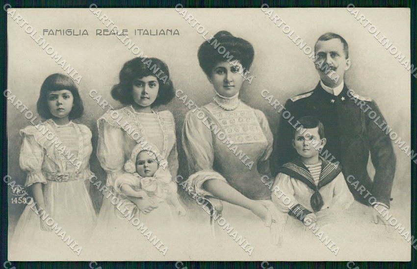 Reali Royalty Savoia Famiglia Reale Alterocca 1453 Foto cartolina XF6530 – fronte