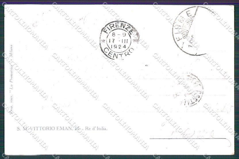 Reali Royalty Savoia Vittorio Emanuele III Monestier cartolina XF6568 – retro