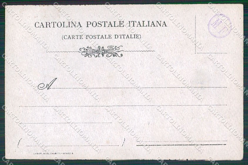 Reali Royalty Savoia Umberto I Preghiera Regina Margherita cartolina XF6578 – retro