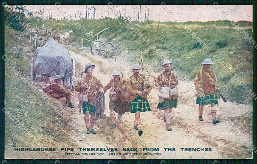 WW1 WWI Militari Propaganda Daily Mail Serie 1 No. 2 cartolina XF6608 – fronte