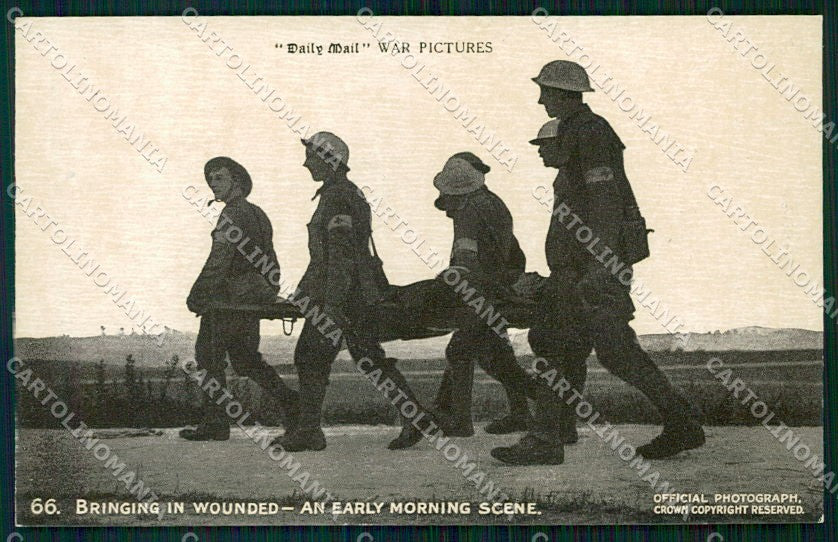 WW1 WWI Militari Propaganda Daily Mail Serie IX No. 66 cartolina XF6619 – fronte