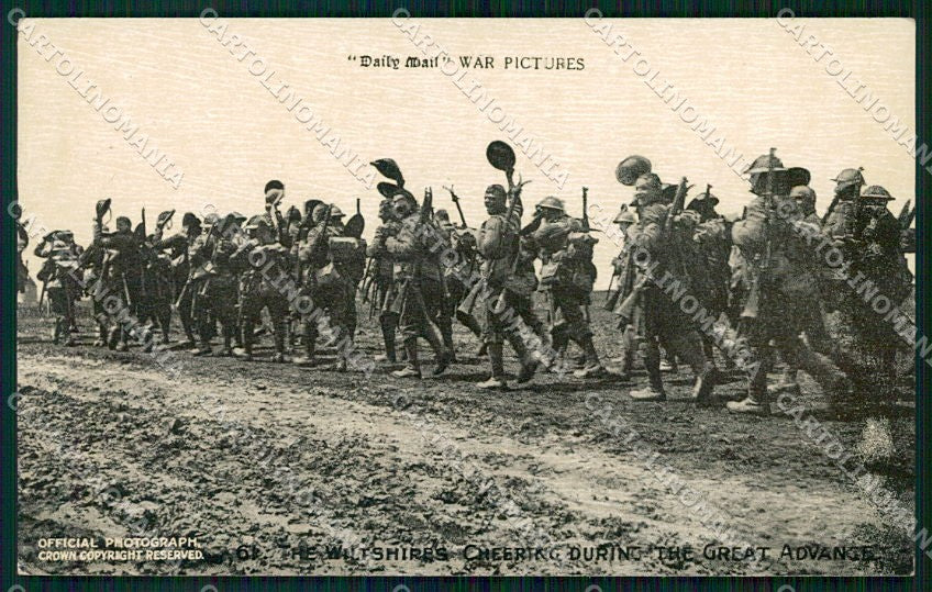 WW1 WWI Militari Propaganda Daily Mail Serie VIII No. 61 cartolina XF6620 – fronte