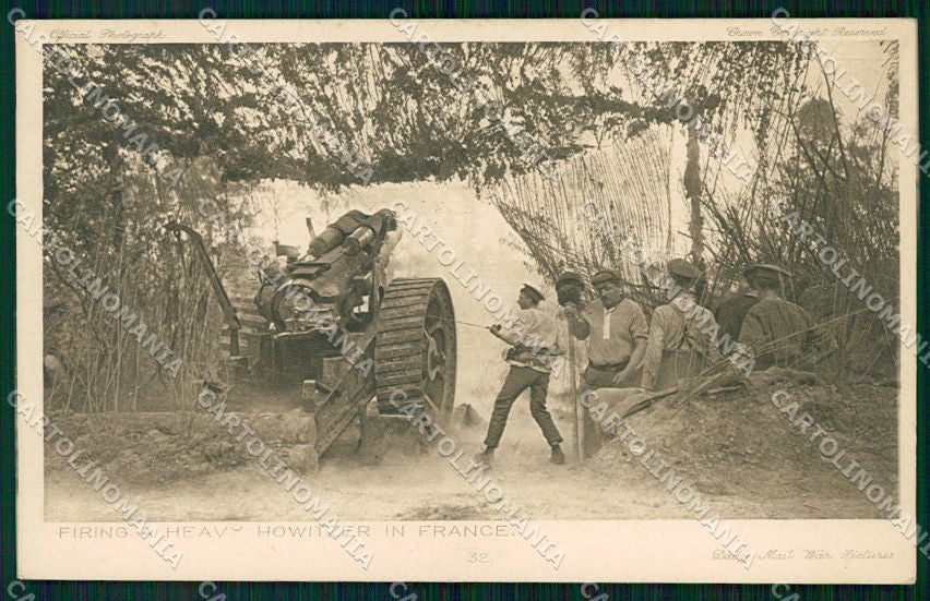 WW1 WWI Militari Propaganda Daily Mail Serie 4 No. 32 cartolina XF6623 – fronte