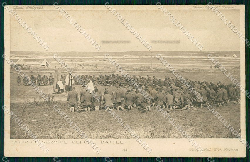 WW1 WWI Militari Propaganda Daily Mail Serie 6 No. 41 cartolina XF6626 – fronte