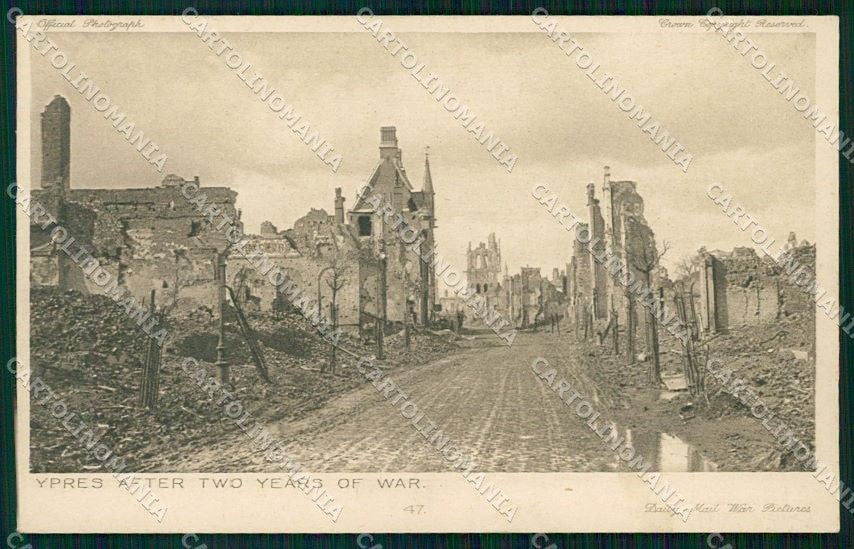 WW1 WWI Militari Propaganda Daily Mail Serie 6 No. 47 cartolina XF6632 – fronte