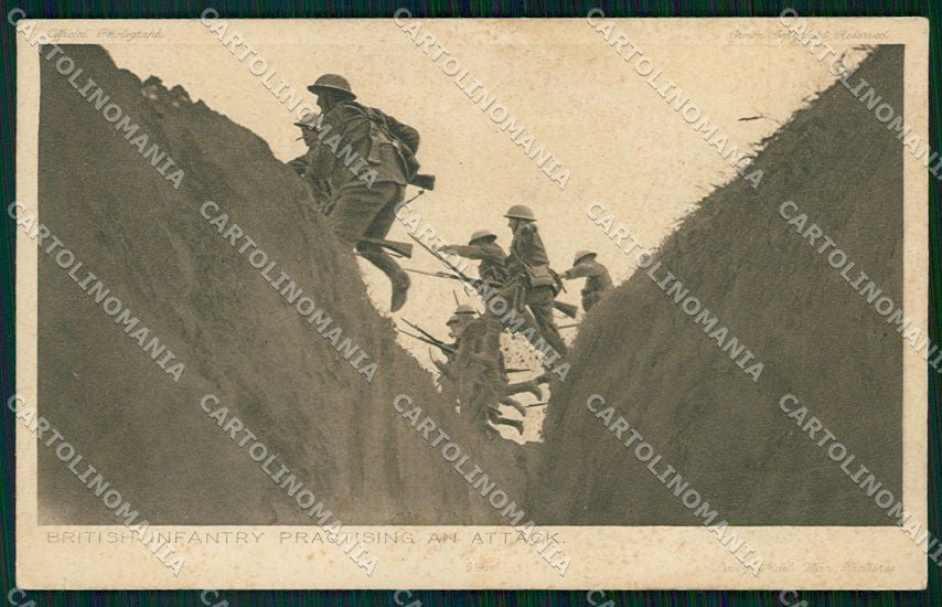 WW1 WWI Militari Propaganda Daily Mail Serie 5 No. 39 cartolina XF6633 – fronte