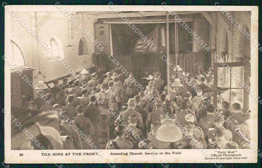 WW1 WWI Militari Propaganda Daily Mail Serie XII No. 93 cartolina XF6635 – fronte