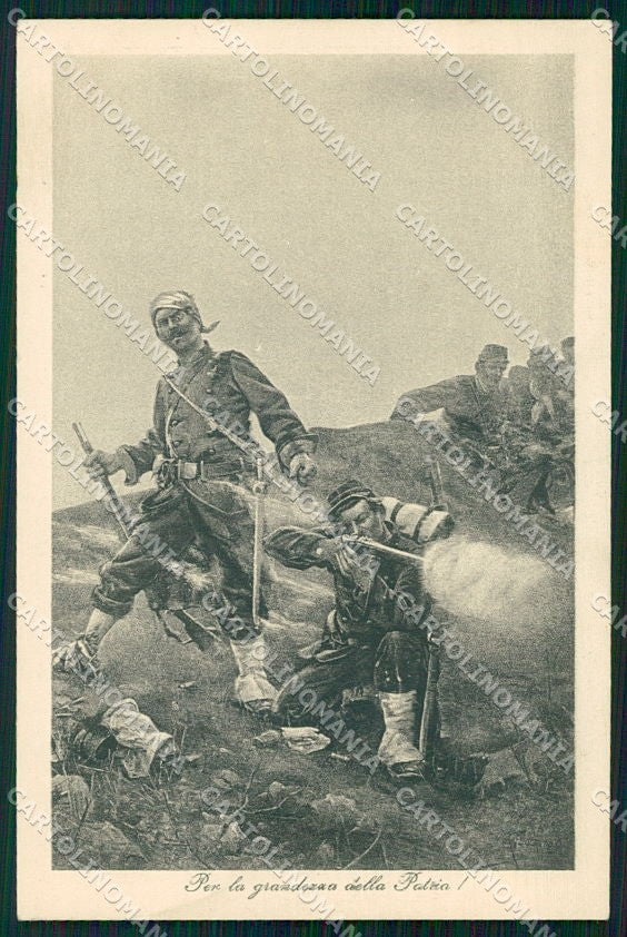 Militari Risorgimento Italiano cartolina XF6650 – fronte