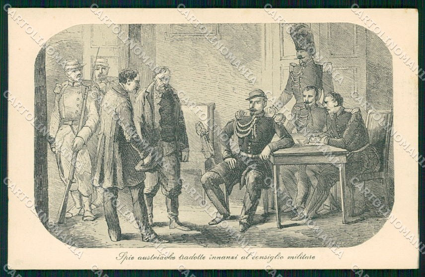 Militari Risorgimento Italiano cartolina XF6654 – fronte