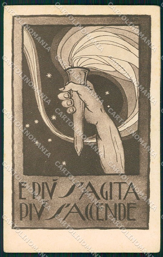 WW1 WWI Propaganda Felin cartolina XF6667 – fronte
