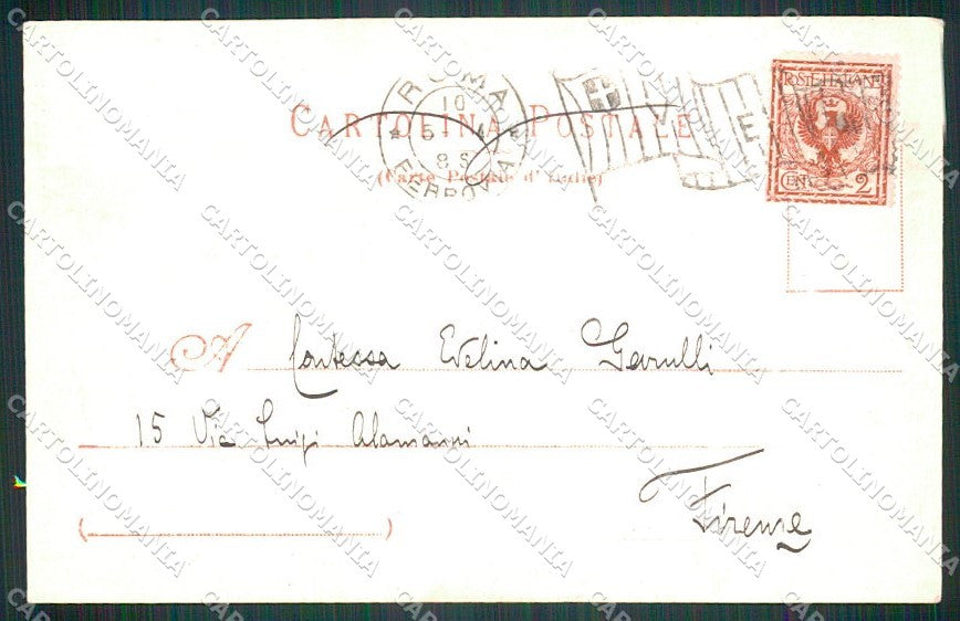 Royalty Savoia Vittorio Emanuele Caporale III Zuavi Palestro cartolina XF6722 – retro