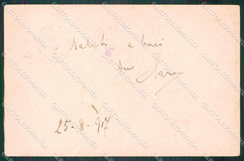 Militari 246º Reggimento Fanteria Franchigia 1917 cartolina XF6730 – retro