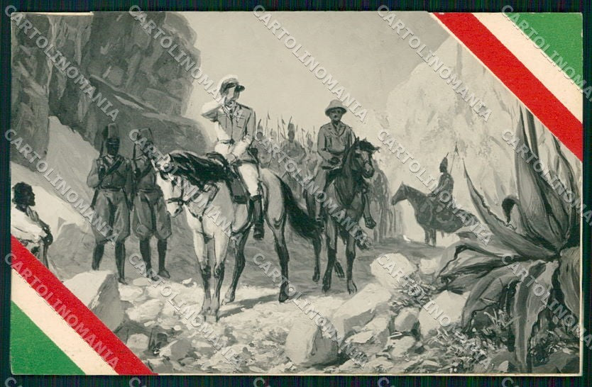 Militari Pubblicitaria Coloniali Africa Tricolore Degami Foto cartolina XF6736 – fronte