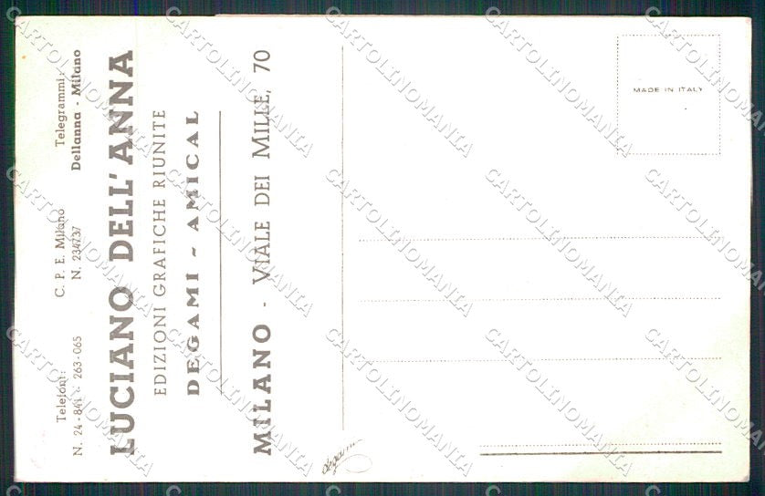 Militari Pubblicitaria Coloniali Africa Tricolore Degami Foto cartolina XF6736 – retro
