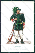 Militari X Reggimento Bersaglieri Uniforme Mona cartolina XF6748 – fronte