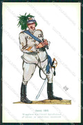 Militari X Reggimento Bersaglieri Uniforme Mona cartolina XF6751 – fronte